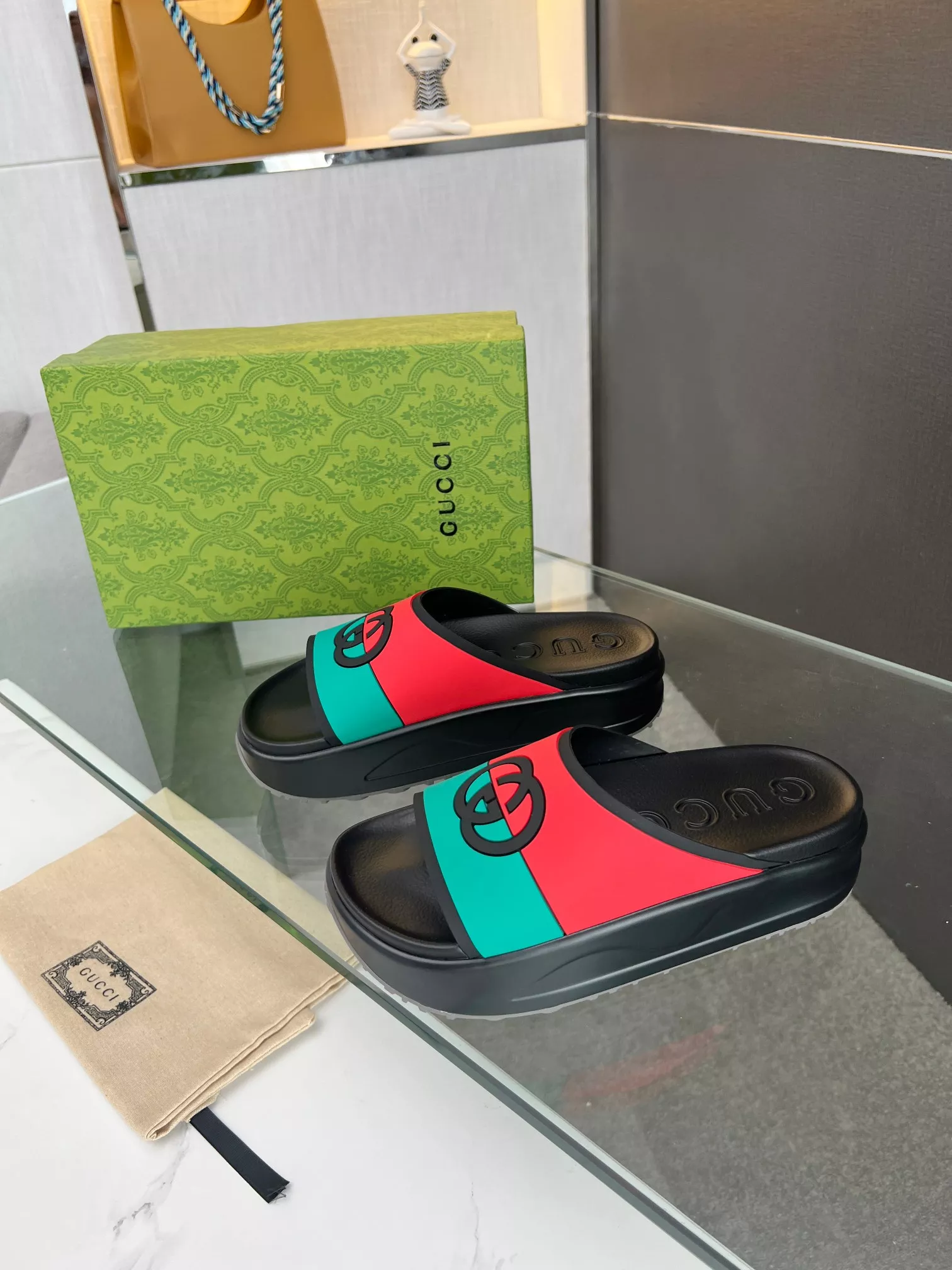 gucci chaussons pour femme s_12a3036